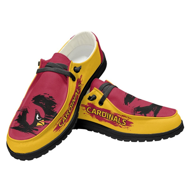 Men's Arizona Cardinals Loafers Lace Up Shoes 002 (Pls check description for details)